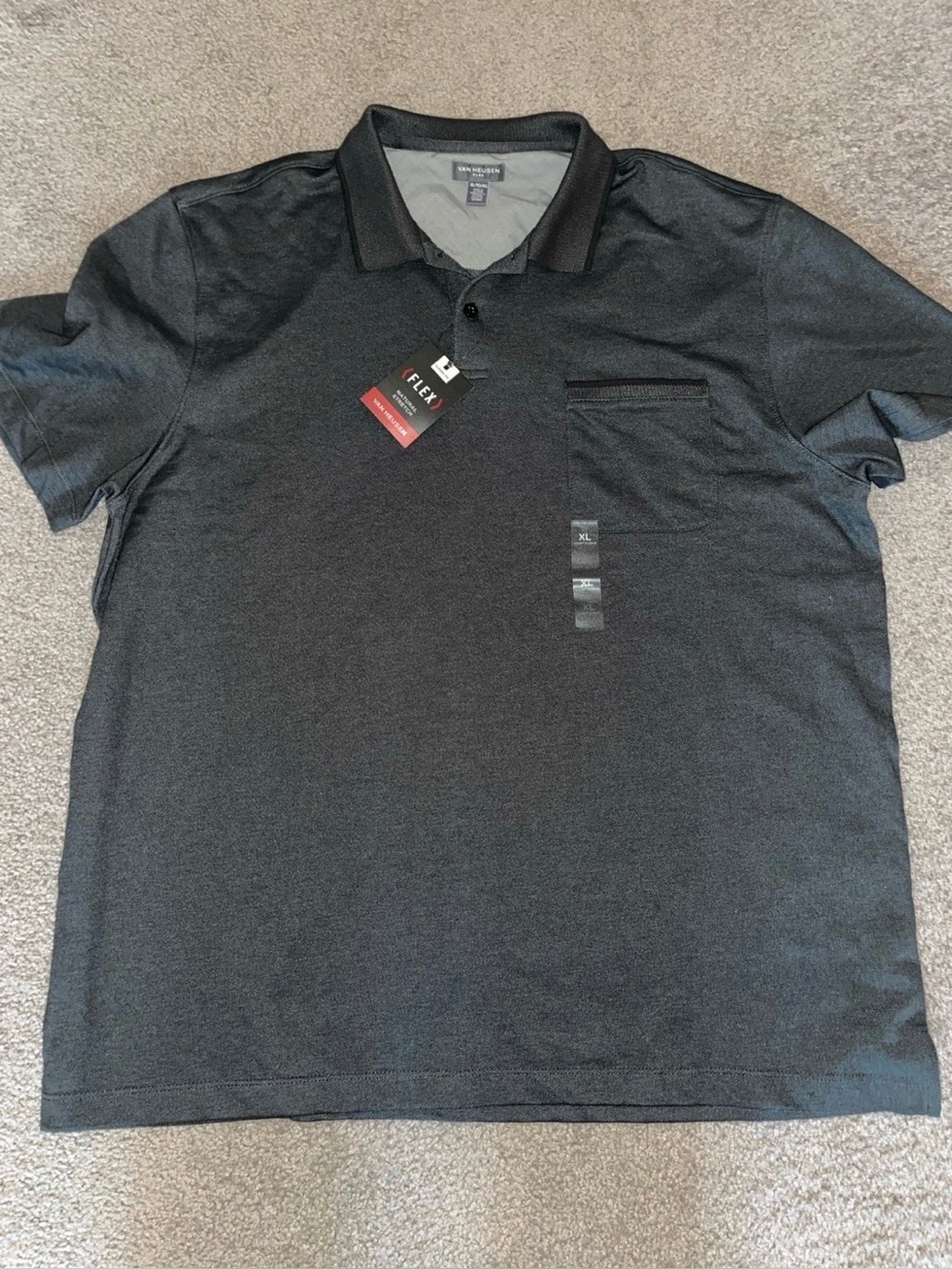 Van Heusen Flex Men’s Size XL (46-48) Short Sleeve Shirt NWT